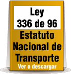 ley 336 96 estatuto nacional de transito
